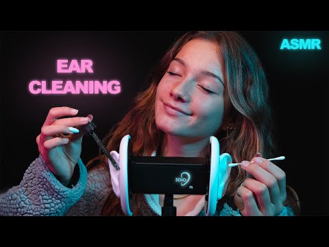 ASMR - Relaxing 3Dio EAR CLEANING!