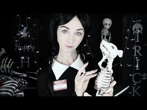 Wednesday Addams Gets a Job in a Halloween Store (ASMR)