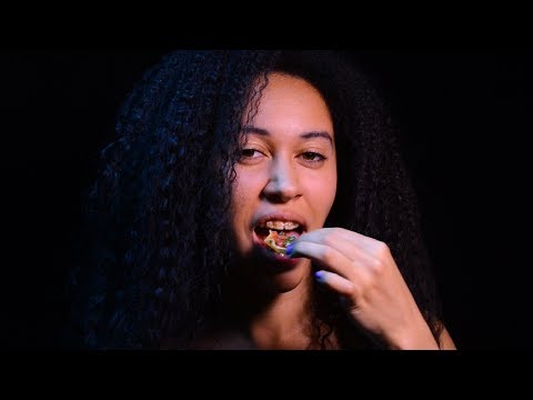 ASMR Eating Crunchy Chips and Watermelon Salsa 먹방