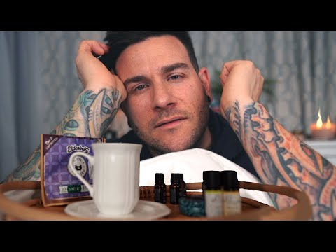 ASMR | Caring For You When You Are Sick | Whispered Male Voice