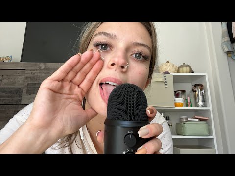ASMR| RELAXED TONGUE FLICKS AND SWIRLING- NAIL TAPPING