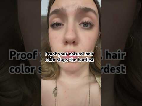 Your natural hair color usually looks best #hair #beauty