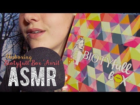 ASMR Français ~ Unboxing / Show & Tell BIOTYfull Box d'Avril