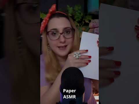 BUT,  it's just a piece of paper (asmr) #short