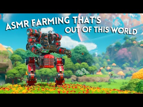 ASMR 🌾 A New Super Cozy Farming Game with a MECH! 🚜 Lightyear Frontier