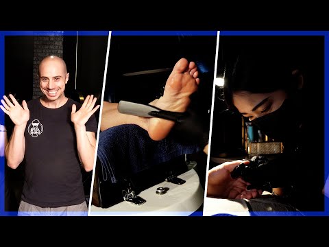 Male Pedicure & Massage | How to Have Perfect Feet | ASMR video