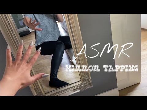 ASMR | MIRROR TAPPING and scratching✨