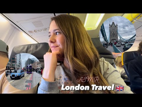 ASMR Entspannter London Reise Vlog mit unschönem Ende 🥺😢 ~  Whisper Follow me around 🇬🇧