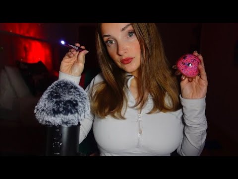 ASMR FALL ASLEEP in 10 MINUTES 👀or LESS ASMR FOR SLEEP! Light Test, FOCUS, Chaotic For ADHD 💤