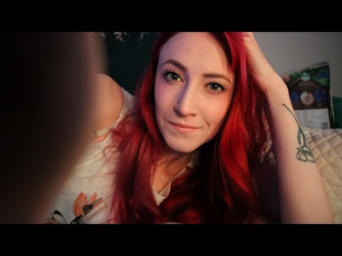 ASMR - Helping You Fall Asleep, In Bed (whispers, personal attention, tapping)