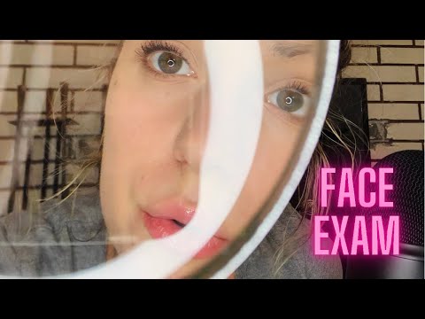 RANDOM FACE EXAM ASMR | FAST FACE EXAM ASMR | FAST And AGGRESSIVE Mouth Sounds Tapping |Chaotic ASMR