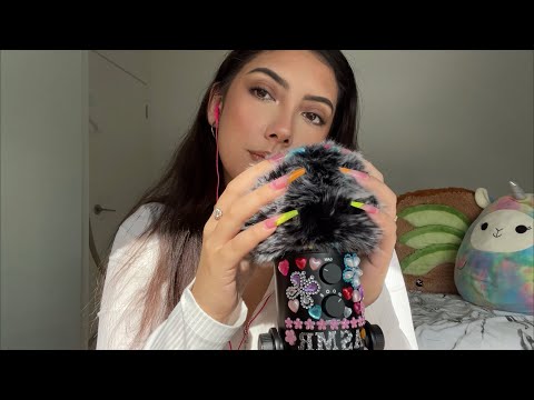 ASMR Lydia’s Custom Video 💓 ~mic triggers with different covers, styrofoam crunching~ | Whispered