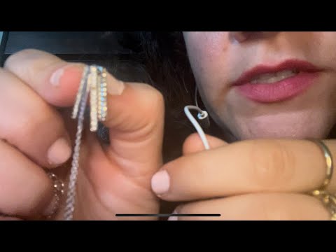 Bossy Etsy Seller+Jewelry Try-On : ASMR (Messing w/Camera)