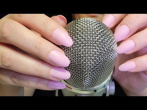 ASMR Microphone Scratching -Top Of Nails Only