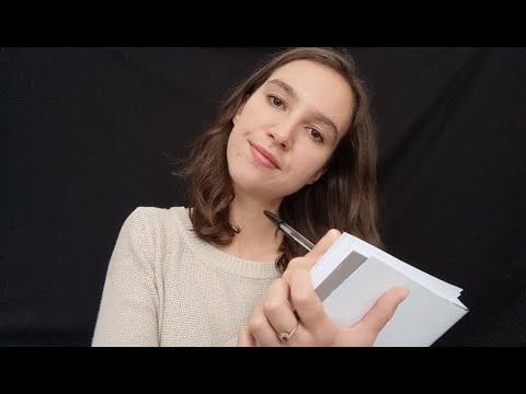 ASMR Asking You Questions (Survey with Writing Sounds)