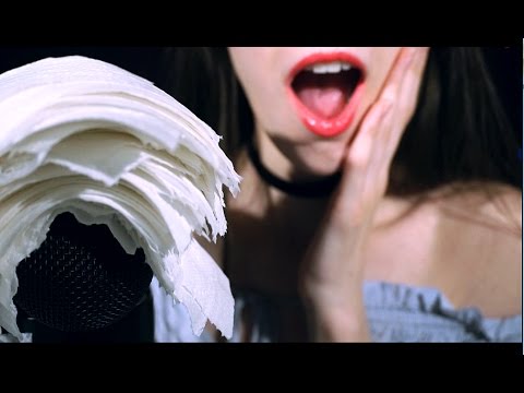 ASMR 100 Layers of Toilet Paper Squares on YOU
