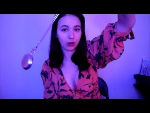 Hypnotizing You to Sleep [ASMR] (soft spoken, word repetition, counting, and breathing)