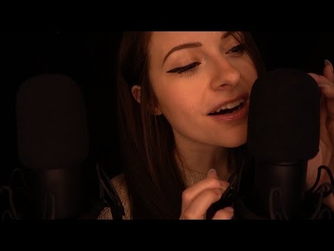 ASMR FRANCAIS ⚪️ légers mouth sounds, breathing, close whispering, face touching