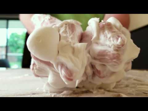 ASMR - Playing with shaving cream