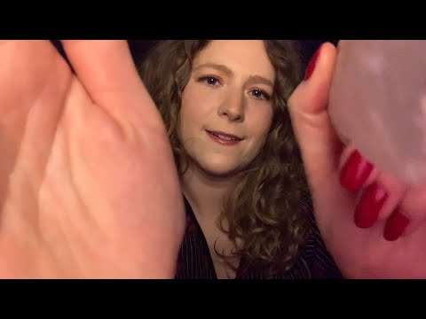 ASMR Reiki | Positive Affirmations + Crystal Tapping + Healing Hand Movements for Comfort and Sleep