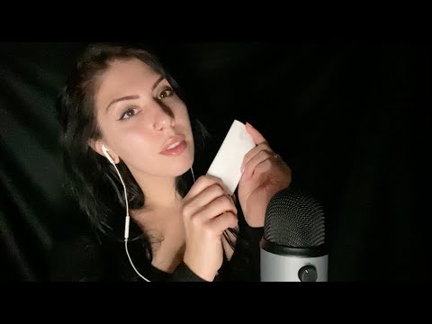 ASMR tissue crinkling and rubbing sounds (NO TALKING)