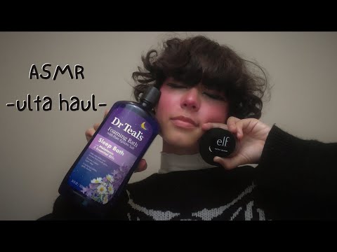 ASMR - ulta haul!!! makeup, haircare, and more :))