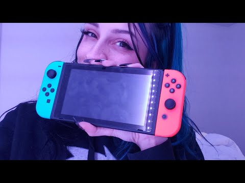 ASMR Playing Skyrim on Switch | no combat, relaxing button sounds, whispering