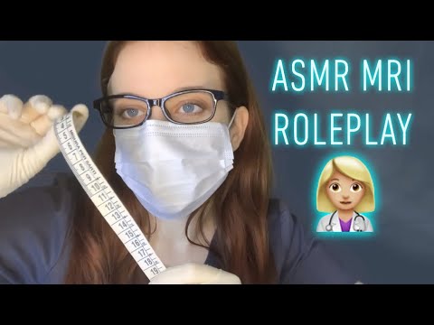ASMR | Nurse MRI Roleplay 👩🏼‍⚕️face measuring, latex gloves, personal attention, mask, soft spoken