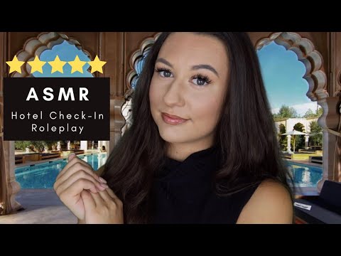 [ASMR] 5* Hotel Check-In Rolelplay ✨ (Typing Sounds, Personal Attention & Soft Whispering)