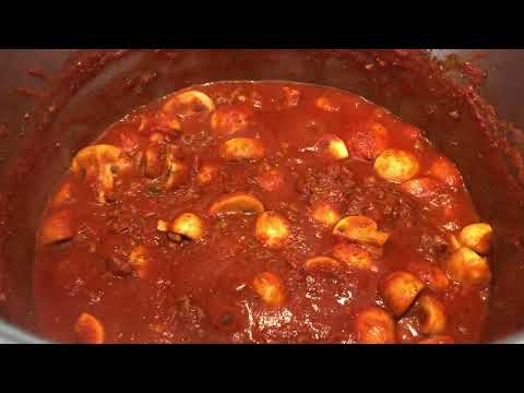 ASMR All day simmering homemade Spaghetti Sauce  bubbling sounds :)