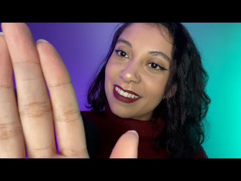 ASMR Slow Calming Hand Movements & Whispers