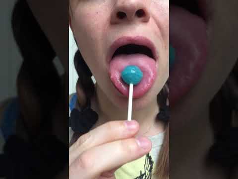 ASMR Blue Hawaiian Punch Lollipop