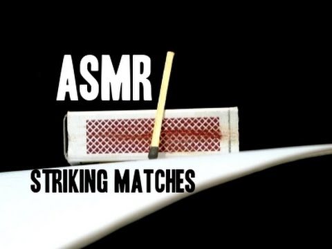 ASMR | Request Striking Matches And Putting them out in Water |
