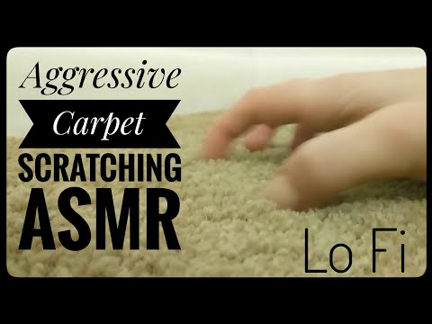 Aggressive Carpet Scratching ASMR || Lo Fi Friday (No Talking)