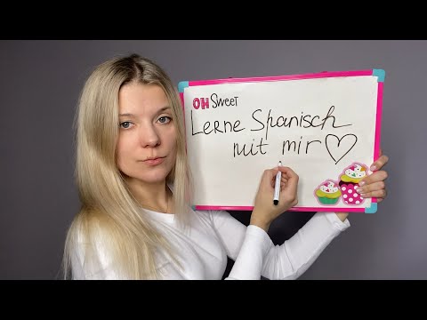 ASMR Lerne Spanisch mit mir | Spanisch lernen