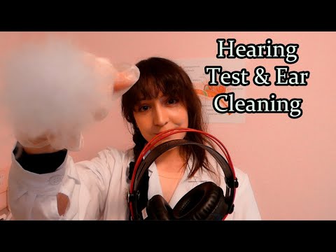 ⭐ASMR Detailed Hearing Test & Ear Cleaning 👂(Binaural, Soft Spoken, Layered Sounds)