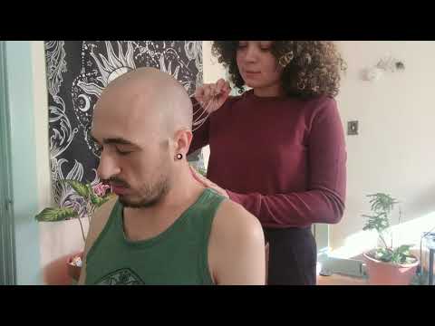 ASMR Relaxing Massage + Finger Nail Trailing [No Talking, Massage, Scratching]