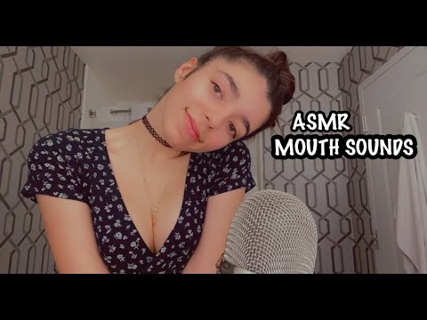 ASMR | MOUTH SOUNDS WITH MORE INTENSITY (tongue swirling, lip smacking, kisses) Watch this to relax🤍