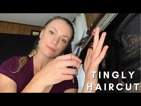 TINGLY HAIRCUT ROLEPLAY ASMR | Spray Bottle | Soft Spoken Haircut ASMR | Relaxing Haircut Roleplay