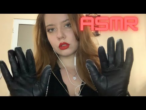 ASMR | Gloves Sounds 🖤🧤| Rubbing, Tingles & Hand Movements