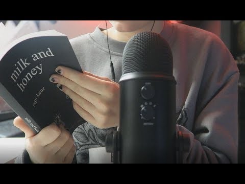 [ASMR] My first English video (Reading Poems)