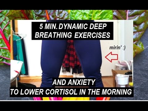 5 Minute Dynamic Deep Breathing Excerises to Lower Cortisol/ Anxiety in the Morning