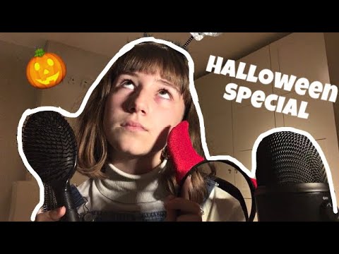 ASMR mean girl gives you a makeover at her halloween party🎃|role-play,soft spoken