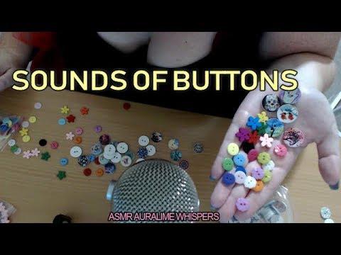 ASMR | THE SOUNDS OF BUTTONS - WHISPERING