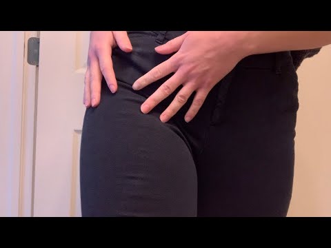 ASMR Black Jeans Scratching