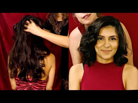 ASMR 😱 OMG! Courtney Cut Her Hair 💕 Beautiful Relaxing Hair Brushing, Soft Whispers