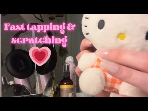 lofi fast tapping and scratching ♥️ items on my vanity