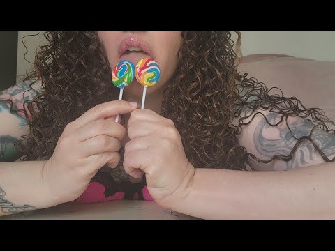 ASMR 🍭 Satisfying Lollipop Licks & Sucking 💋