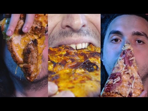 ASMR Eating Pizza For Two Hours No Talking 먹방