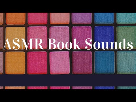 ASMR Book Sounds | Book Tapping | Book Scratching | Page Turning Noises